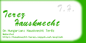 terez hausknecht business card